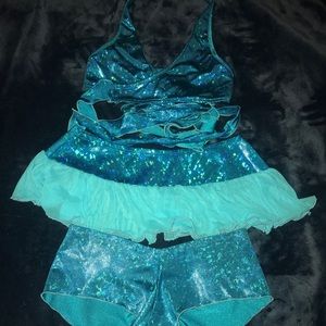 Iheartraves turquoise set